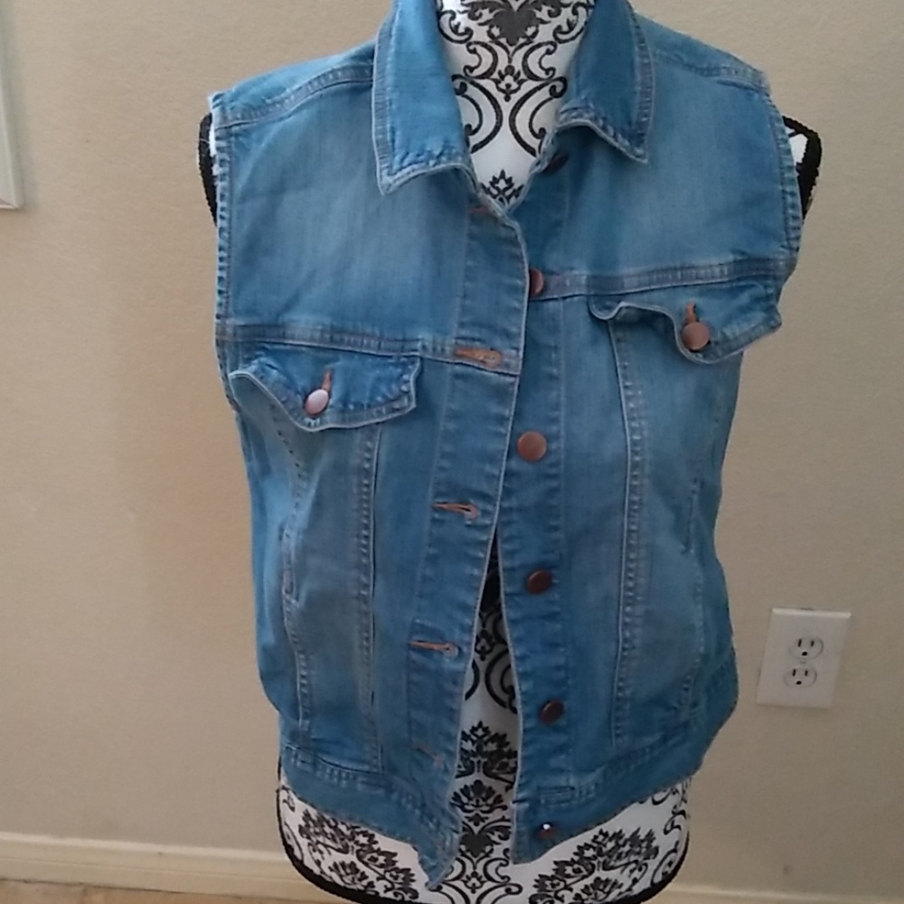 FINAL SALE Vintage jean vest